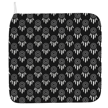Black And White Dream Catcher Print Hand Towel