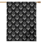 Black And White Dream Catcher Print House Flag