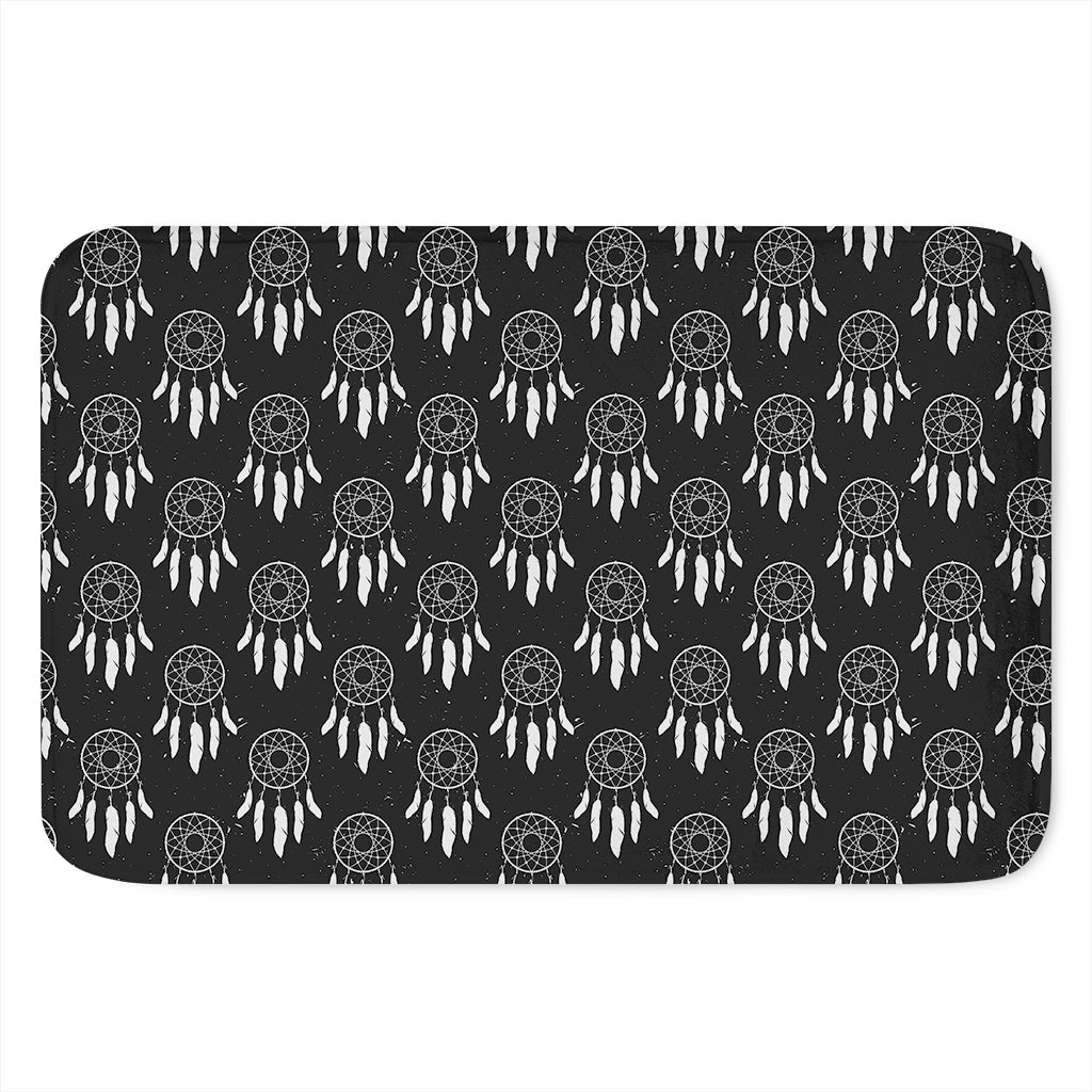 Black And White Dream Catcher Print Indoor Door Mat