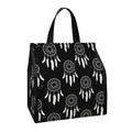 Black And White Dream Catcher Print Insulated Lunch Tote