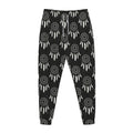 Black And White Dream Catcher Print Jogger Pants