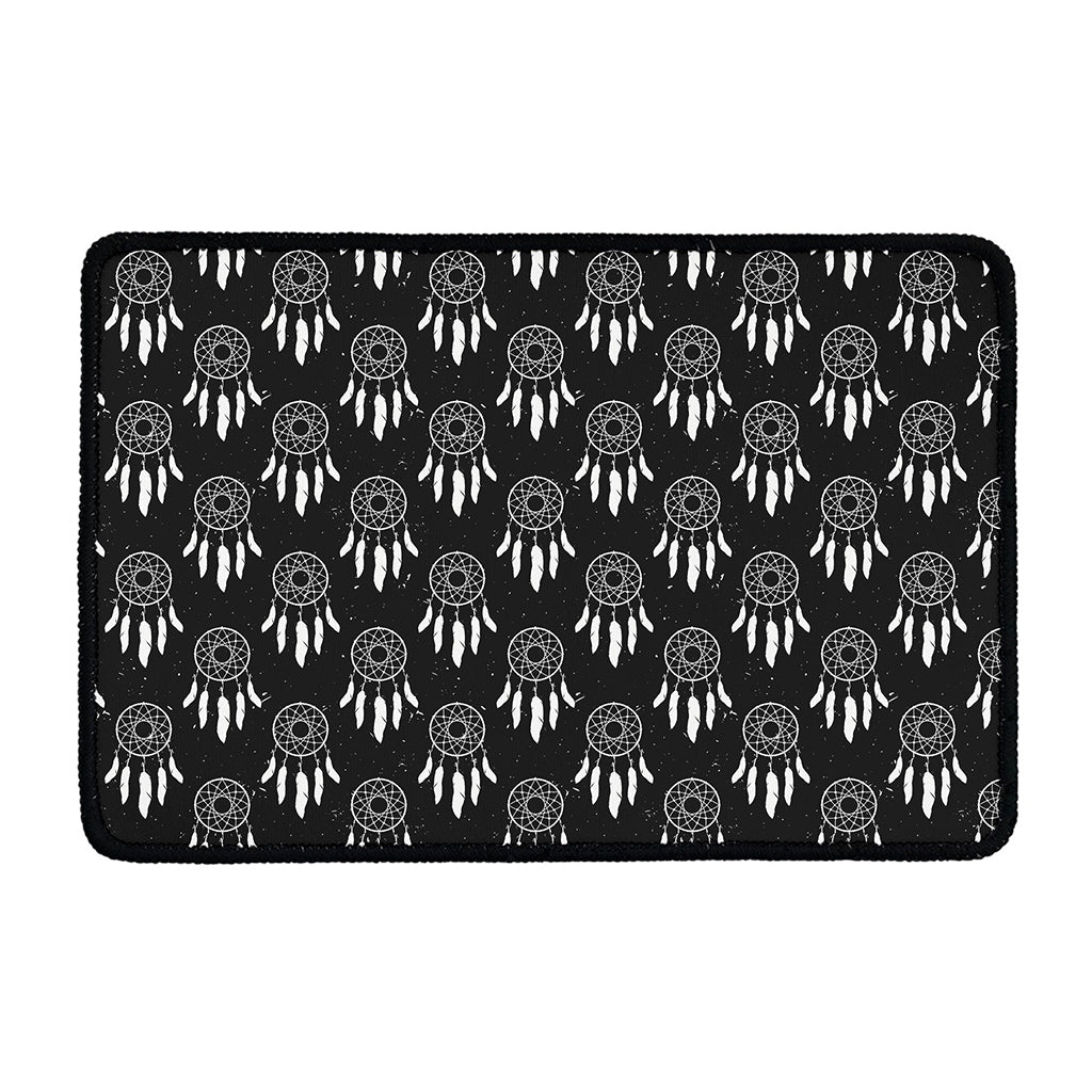 Black And White Dream Catcher Print Kitchen Mat