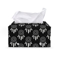 Black And White Dream Catcher Print Leather Tissue Box Cover