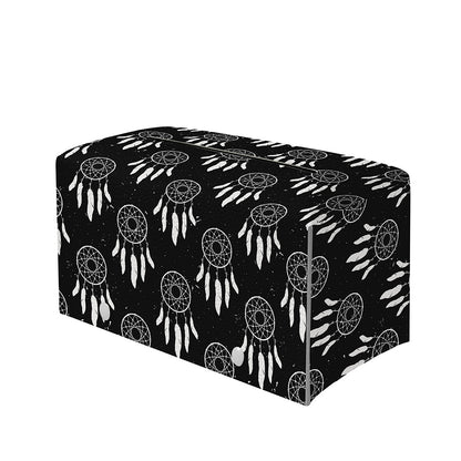 Black And White Dream Catcher Print Leather Tissue Box Cover