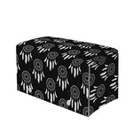 Black And White Dream Catcher Print Leather Tissue Box Cover