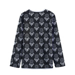 Black And White Dream Catcher Print Long Sleeve Short Coat