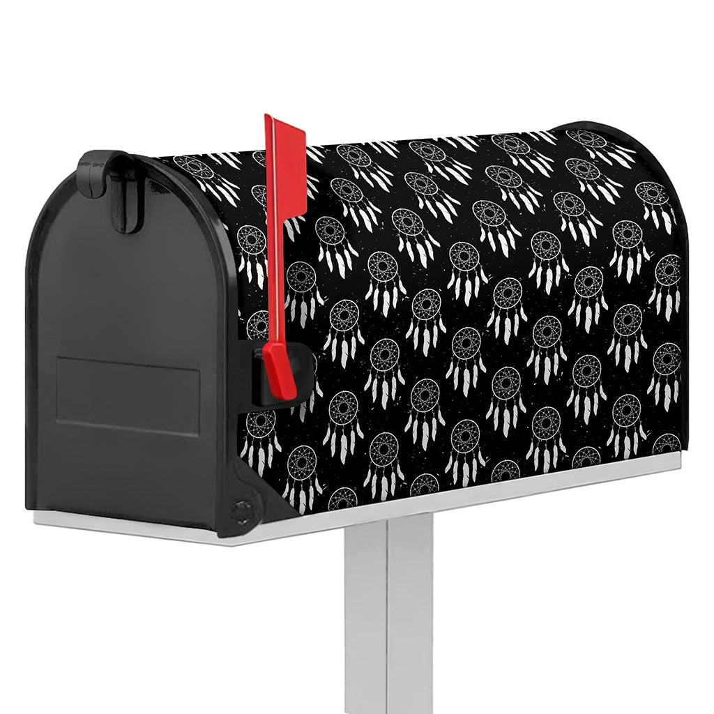 Black And White Dream Catcher Print Mailbox Cover