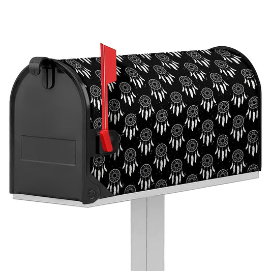 Black And White Dream Catcher Print Mailbox Cover