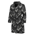 Black And White Dream Catcher Print Men's Bathrobe