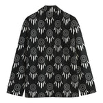 Black And White Dream Catcher Print Men's Blazer