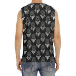 Black And White Dream Catcher Print Men's Fitness Tank Top