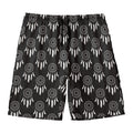 Black And White Dream Catcher Print Men's Swim Trunks