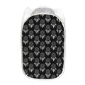 Black And White Dream Catcher Print Mesh Laundry Hamper