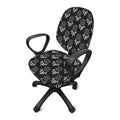 Black And White Dream Catcher Print Office Chair Cover