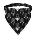Black And White Dream Catcher Print Over The Collar Dog Bandana
