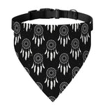 Black And White Dream Catcher Print Over The Collar Dog Bandana