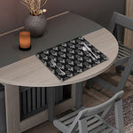 Black And White Dream Catcher Print Placemat