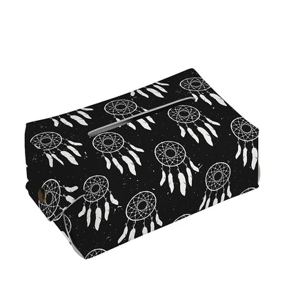 Black And White Dream Catcher Print Rectangle Tissue Box Cover