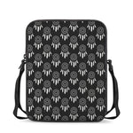 Black And White Dream Catcher Print Rectangular Crossbody Bag