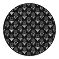 Black And White Dream Catcher Print Round Floor Mat