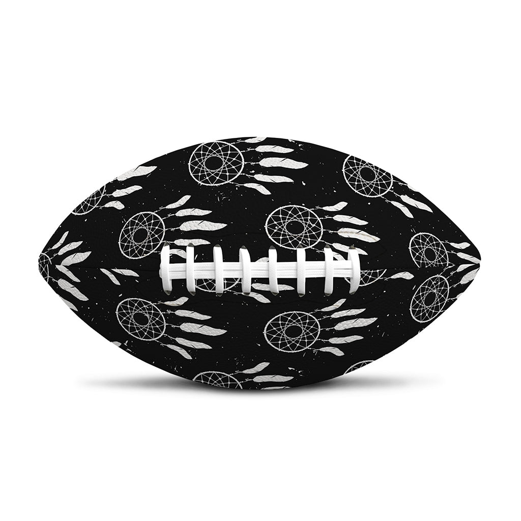 Black And White Dream Catcher Print Rugby Ball