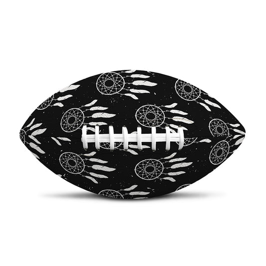 Black And White Dream Catcher Print Rugby Ball