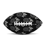 Black And White Dream Catcher Print Rugby Ball