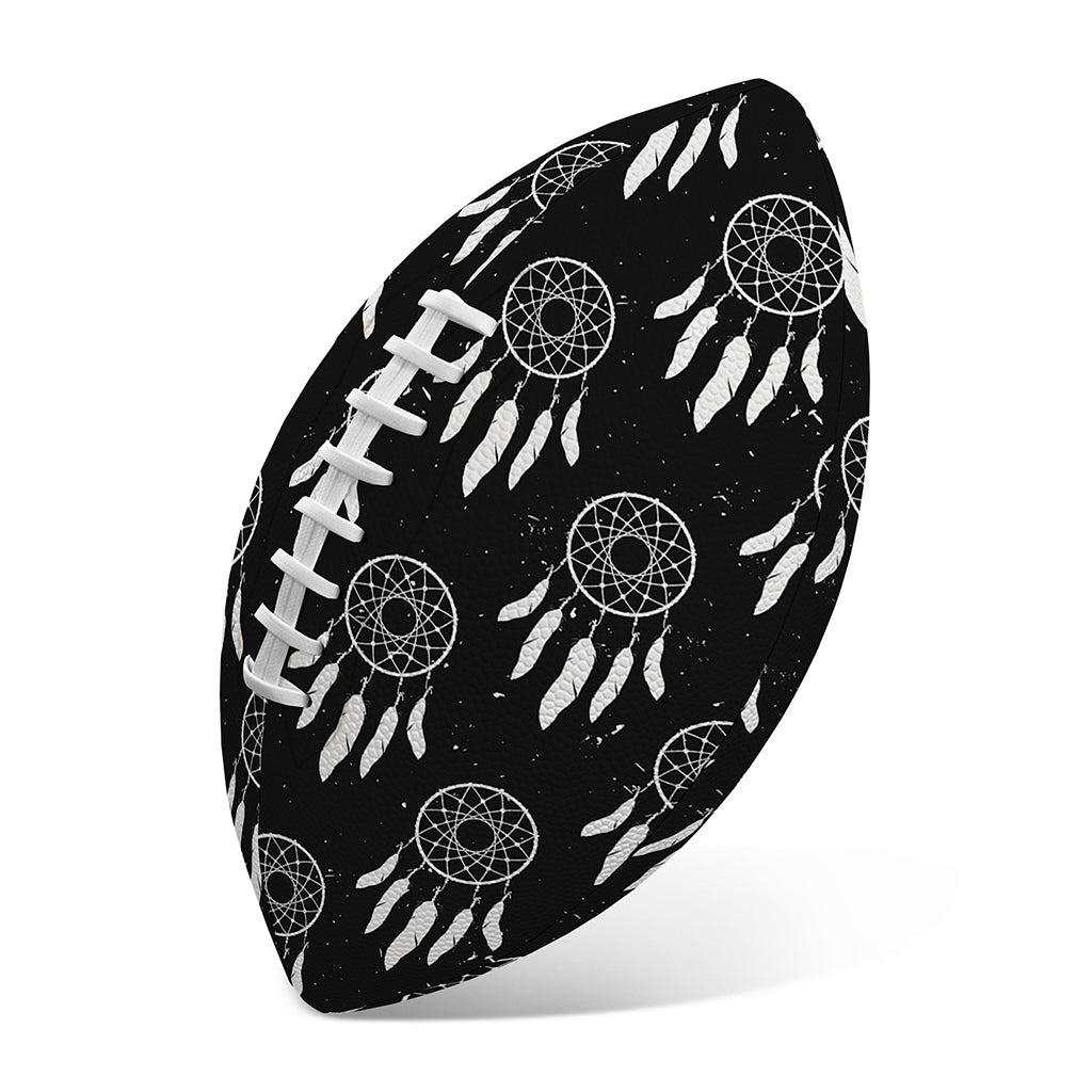 Black And White Dream Catcher Print Rugby Ball