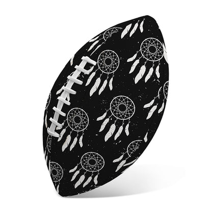 Black And White Dream Catcher Print Rugby Ball