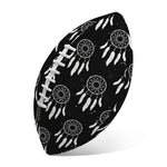 Black And White Dream Catcher Print Rugby Ball