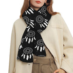 Black And White Dream Catcher Print Scarf