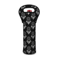 Black And White Dream Catcher Print Single Neoprene Wine Tote
