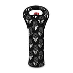 Black And White Dream Catcher Print Single Neoprene Wine Tote