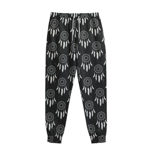 Black And White Dream Catcher Print Sweatpants