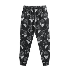 Black And White Dream Catcher Print Sweatpants