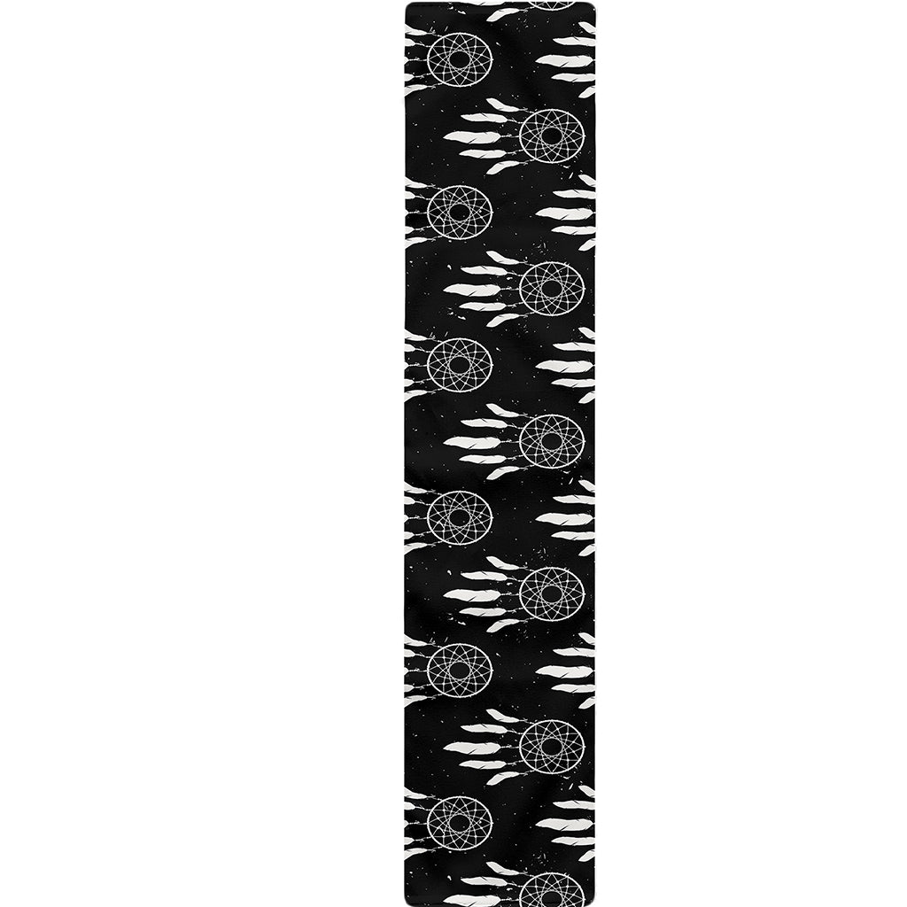 Black And White Dream Catcher Print Table Runner