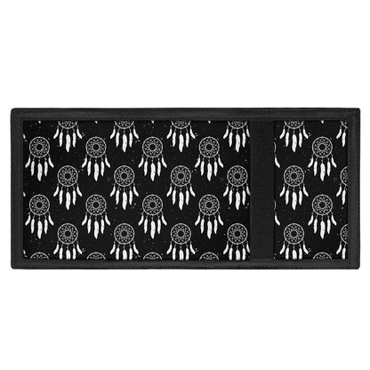 Black And White Dream Catcher Print Trifold Wallet