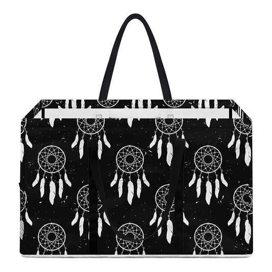 Black And White Dream Catcher Print Utility Tote Bag