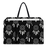Black And White Dream Catcher Print Utility Tote Bag