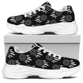 Black And White Dream Catcher Print White Chunky Shoes