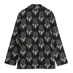 Black And White Dream Catcher Print Women's Blazer