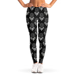 Black And White Dream Catcher Print Women's Leggings