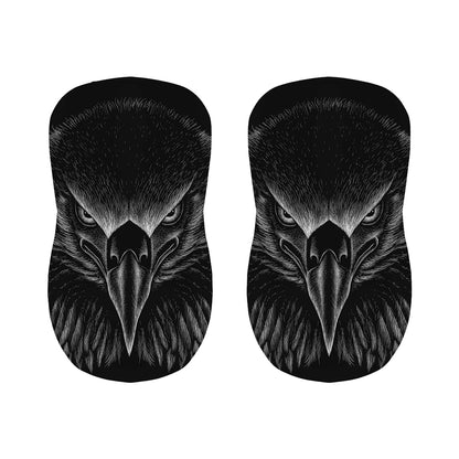 Black And White Eagle Print Bar Stool Covers