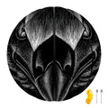 Black And White Eagle Print Basketball