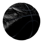 Black And White Eagle Print Basketball