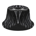 Black And White Eagle Print Bucket Hat