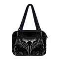 Black And White Eagle Print Double Strap Bible Bag