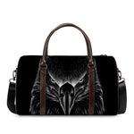 Black And White Eagle Print Duffle Bag