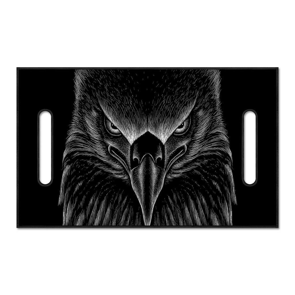 Black And White Eagle Print Golf Cart Seat Cover