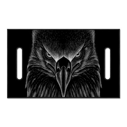 Black And White Eagle Print Golf Cart Seat Cover